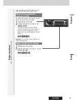 Предварительный просмотр 43 страницы Panasonic CQC500U - CD Receiver With Changer Control Operating Instructions Manual