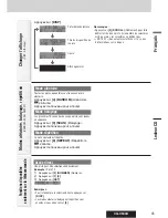 Предварительный просмотр 45 страницы Panasonic CQC500U - CD Receiver With Changer Control Operating Instructions Manual