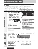 Предварительный просмотр 46 страницы Panasonic CQC500U - CD Receiver With Changer Control Operating Instructions Manual