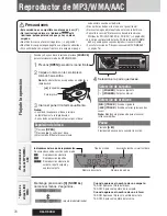 Предварительный просмотр 74 страницы Panasonic CQC500U - CD Receiver With Changer Control Operating Instructions Manual