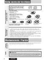 Предварительный просмотр 84 страницы Panasonic CQC500U - CD Receiver With Changer Control Operating Instructions Manual