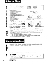 Предварительный просмотр 38 страницы Panasonic CQC700U - AUTO RADIO/CD DECK Operating Instructions Manual