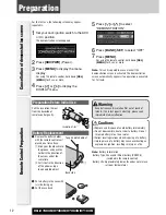 Предварительный просмотр 12 страницы Panasonic CQC7103U - CAR AUDIO - MULTI-LANG Operating Instructions Manual