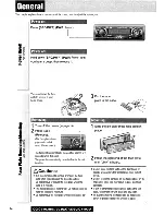 Предварительный просмотр 14 страницы Panasonic CQC7103U - CAR AUDIO - MULTI-LANG Operating Instructions Manual