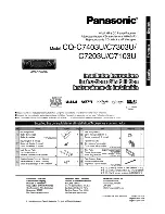 Предварительный просмотр 41 страницы Panasonic CQC7103U - CAR AUDIO - MULTI-LANG Operating Instructions Manual