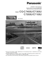 Предварительный просмотр 1 страницы Panasonic CQC7303U - CAR AUDIO - MULTI-LANG Operating Instructions Manual