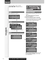 Предварительный просмотр 16 страницы Panasonic CQC7303U - CAR AUDIO - MULTI-LANG Operating Instructions Manual