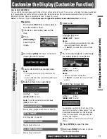 Предварительный просмотр 31 страницы Panasonic CQC7303U - CAR AUDIO - MULTI-LANG Operating Instructions Manual