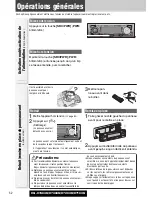 Предварительный просмотр 52 страницы Panasonic CQC7303U - CAR AUDIO - MULTI-LANG Operating Instructions Manual