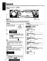 Предварительный просмотр 22 страницы Panasonic CQC8100U - AUTO RADIO/CD DECK Operating Instructions Manual