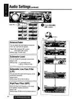 Предварительный просмотр 44 страницы Panasonic CQC8100U - AUTO RADIO/CD DECK Operating Instructions Manual