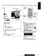 Предварительный просмотр 49 страницы Panasonic CQC8100U - AUTO RADIO/CD DECK Operating Instructions Manual