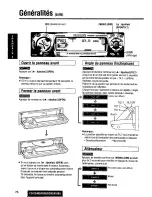 Предварительный просмотр 76 страницы Panasonic CQC8100U - AUTO RADIO/CD DECK Operating Instructions Manual