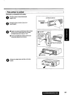 Предварительный просмотр 169 страницы Panasonic CQC8100U - AUTO RADIO/CD DECK Operating Instructions Manual