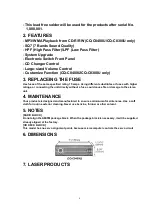 Preview for 4 page of Panasonic CQC8100U - AUTO RADIO/CD DECK Service Manual