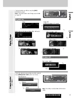 Предварительный просмотр 17 страницы Panasonic CQC8305U - AUTO RADIO/CD DECK Operating Instructions Manual