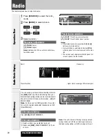 Предварительный просмотр 20 страницы Panasonic CQC8305U - AUTO RADIO/CD DECK Operating Instructions Manual