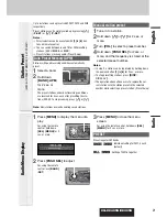 Предварительный просмотр 21 страницы Panasonic CQC8305U - AUTO RADIO/CD DECK Operating Instructions Manual