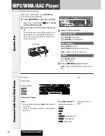 Предварительный просмотр 24 страницы Panasonic CQC8305U - AUTO RADIO/CD DECK Operating Instructions Manual