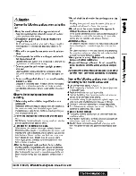 Предварительный просмотр 43 страницы Panasonic CQC8305U - AUTO RADIO/CD DECK Operating Instructions Manual