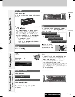 Preview for 15 page of Panasonic CQC8405U - AUTO RADIO/CD DECK Operating Instructions Manual