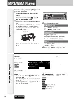 Предварительный просмотр 26 страницы Panasonic CQC8803U - AUTO RADIO/CD DECK-MULTI-LANG Operating Instructions Manual