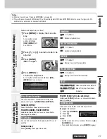 Предварительный просмотр 27 страницы Panasonic CQC8803U - AUTO RADIO/CD DECK-MULTI-LANG Operating Instructions Manual