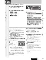 Предварительный просмотр 99 страницы Panasonic CQC8803U - AUTO RADIO/CD DECK-MULTI-LANG Operating Instructions Manual