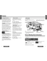 Preview for 3 page of Panasonic CQC9700U - AUTO RADIO/CD DECK Operating Instructions Manual