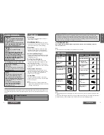 Предварительный просмотр 2 страницы Panasonic CQC9800U - AUTO RADIO/CD DECK Operating Instructions