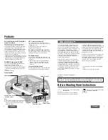 Preview for 3 page of Panasonic CQCB9900U - AUTO RADIO/CD DECK Operating Instructions Manual