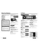 Preview for 10 page of Panasonic CQCB9900U - AUTO RADIO/CD DECK Operating Instructions Manual