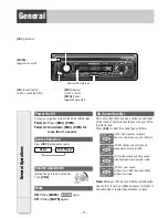 Предварительный просмотр 11 страницы Panasonic CQCM130U - MP3 CD RECEIVER Operating Instructions Manual