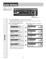 Предварительный просмотр 14 страницы Panasonic CQCM130U - MP3 CD RECEIVER Operating Instructions Manual