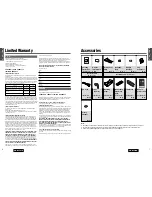 Предварительный просмотр 4 страницы Panasonic CQD5501U - AUTO RADIO/CD/DVD PL Operating Instructions Manual