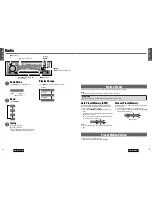 Предварительный просмотр 10 страницы Panasonic CQD5501U - AUTO RADIO/CD/DVD PL Operating Instructions Manual