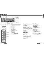 Предварительный просмотр 13 страницы Panasonic CQD5501U - AUTO RADIO/CD/DVD PL Operating Instructions Manual