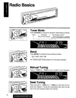 Предварительный просмотр 10 страницы Panasonic CQDF200U - AUTO RADIO/CD DECK Operating Instructions Manual