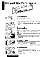 Предварительный просмотр 12 страницы Panasonic CQDF200U - AUTO RADIO/CD DECK Operating Instructions Manual