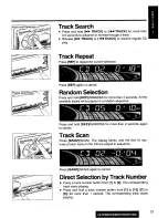 Предварительный просмотр 13 страницы Panasonic CQDF200U - AUTO RADIO/CD DECK Operating Instructions Manual