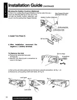 Preview for 24 page of Panasonic CQDF200U - AUTO RADIO/CD DECK Operating Instructions Manual