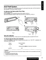 Preview for 25 page of Panasonic CQDF200U - AUTO RADIO/CD DECK Operating Instructions Manual