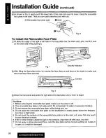 Preview for 26 page of Panasonic CQDF200U - AUTO RADIO/CD DECK Operating Instructions Manual