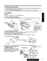 Предварительный просмотр 51 страницы Panasonic CQDF200U - AUTO RADIO/CD DECK Operating Instructions Manual