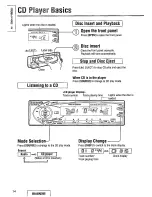 Предварительный просмотр 14 страницы Panasonic CQDF201U - AUTO RADIO/CD DECK Operating Instructions Manual