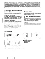 Предварительный просмотр 6 страницы Panasonic CQDF202U - AUTO RADIO/CD DECK Operating Instructions Manual