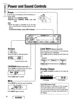 Предварительный просмотр 10 страницы Panasonic CQDF202U - AUTO RADIO/CD DECK Operating Instructions Manual