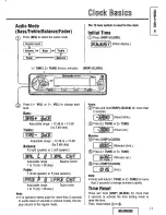 Предварительный просмотр 11 страницы Panasonic CQDF202U - AUTO RADIO/CD DECK Operating Instructions Manual