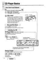 Предварительный просмотр 14 страницы Panasonic CQDF202U - AUTO RADIO/CD DECK Operating Instructions Manual