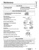 Предварительный просмотр 21 страницы Panasonic CQDF202U - AUTO RADIO/CD DECK Operating Instructions Manual